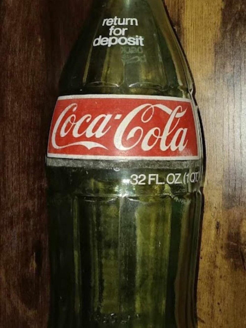Vintage Glass Coke Bottle